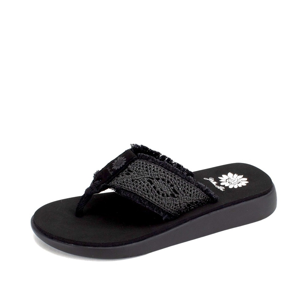 Yellow box GISELE sandals color black medium width